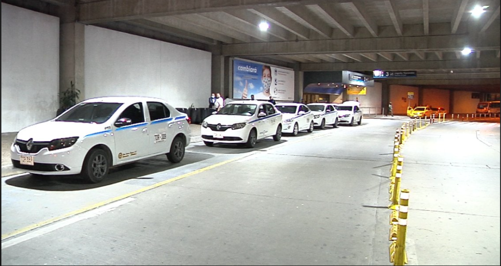 Taxis at Rionegro Airport 