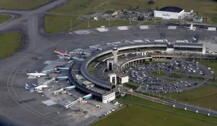 Aerial view of José María Córdova International Airport