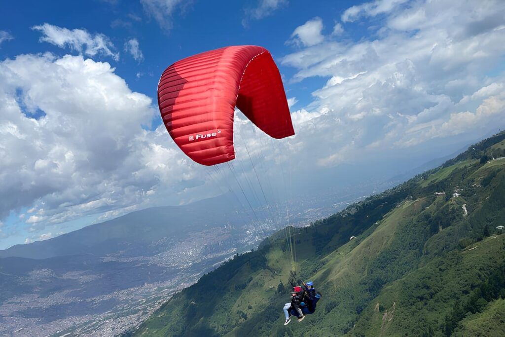 Medellin View from Paraglading