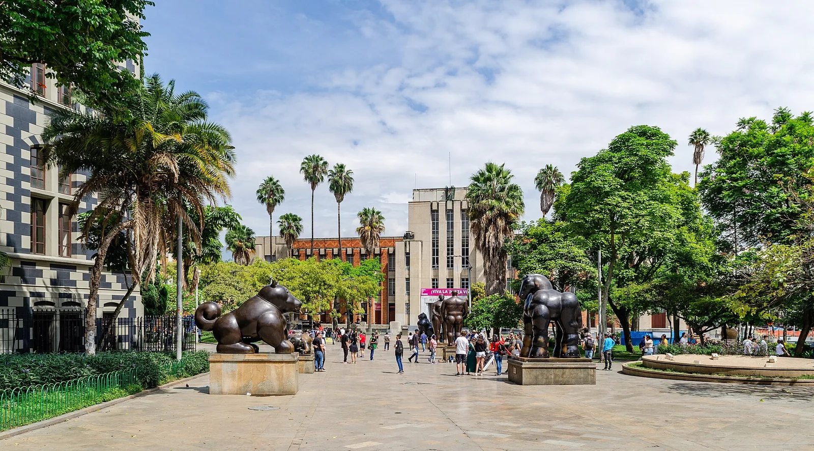 Plaza Botero in downtown Medellín